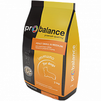 Сухой корм для щенков Probalance Immuno Adult Small&Medium, 3 кг
