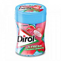 Жевательная резинка Дирол X-FRESH, арбузный лед, в банке, 65 г 