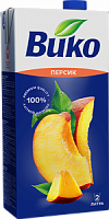 ВИКО, персиковый нектар, 2 л