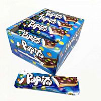 Печенье"Papita" COCONUTс мол.шок.c кокосом и конфетами драже*33гр*24