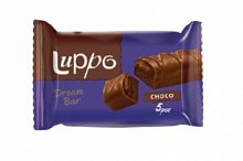 Шоколадный бисквит"LUPPO DREAM BAR"в молочном шоколаде с Шок.начинкой *30гр.*5*12