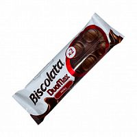 Вафли"Biscolata DuoMax"в молочной нач.покр.мол.шок. *44гр.*12