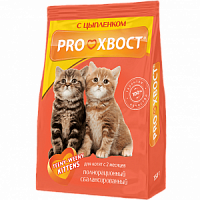 Сухой корм для котят ПроХвост "Цыпленок", 350 г