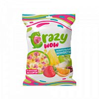 Жевательные конфеты"CRAZWOW"ассорти*35г*30