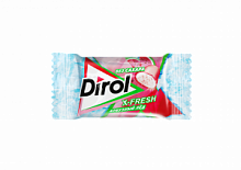 Жевательная резинка Dirol X-FRESH, мини, арбуз, 2 г
