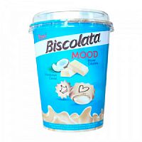 Печенье"Biscolata Mood COCONUT"c кокосовой начинкой*125гр.(стакан)*24